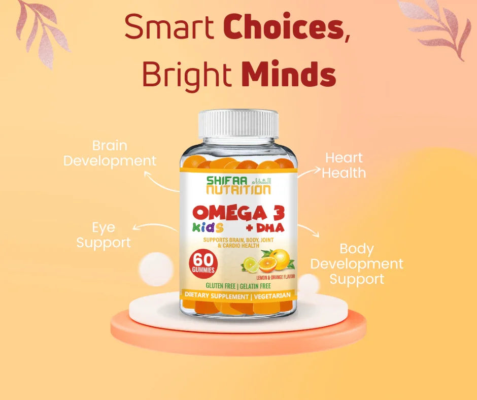 Omega 3+DHA Gummies for Kids