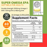 Halal Super Omega EPA Fish Oil Softgels