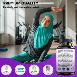 Halal Joint Support Capsules for Adults - 30 Day Supply - Mobility and Structure Support - SHIFAA NUTRITION