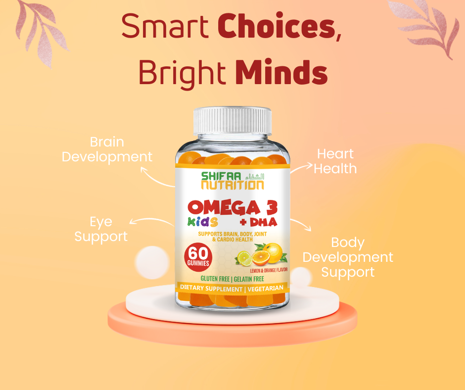 Omega 3+DHA Gummies for Kids