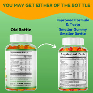 Halal Kids Multivitamin Gummies – 45–90 Day Supply - Immunity & Growth Support - SHIFAA NUTRITION