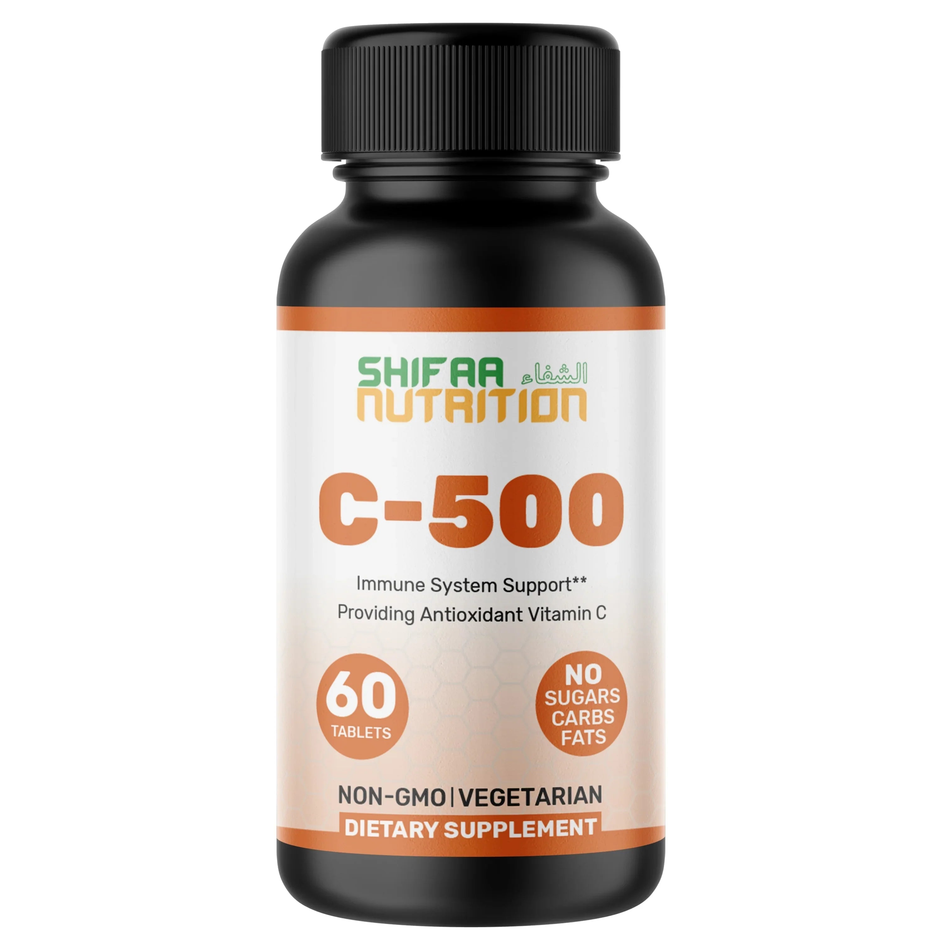 Halal Vitamin C 500mg with Rose Hips Tablets
