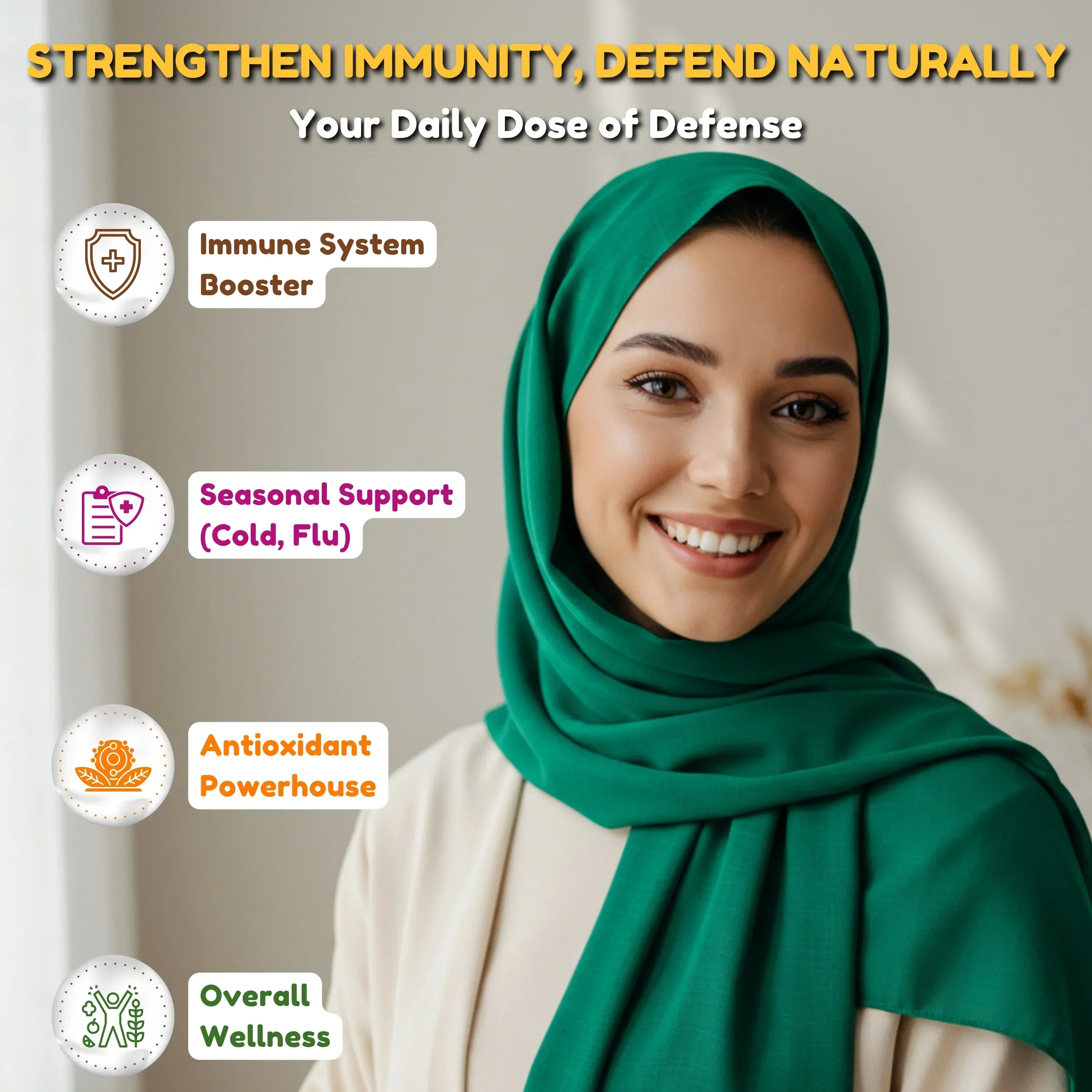 Halal Vitamin C 500mg with Rose Hips Tablets