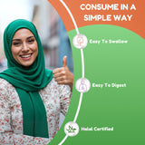 Halal Vitamin C 500mg with Rose Hips Tablets
