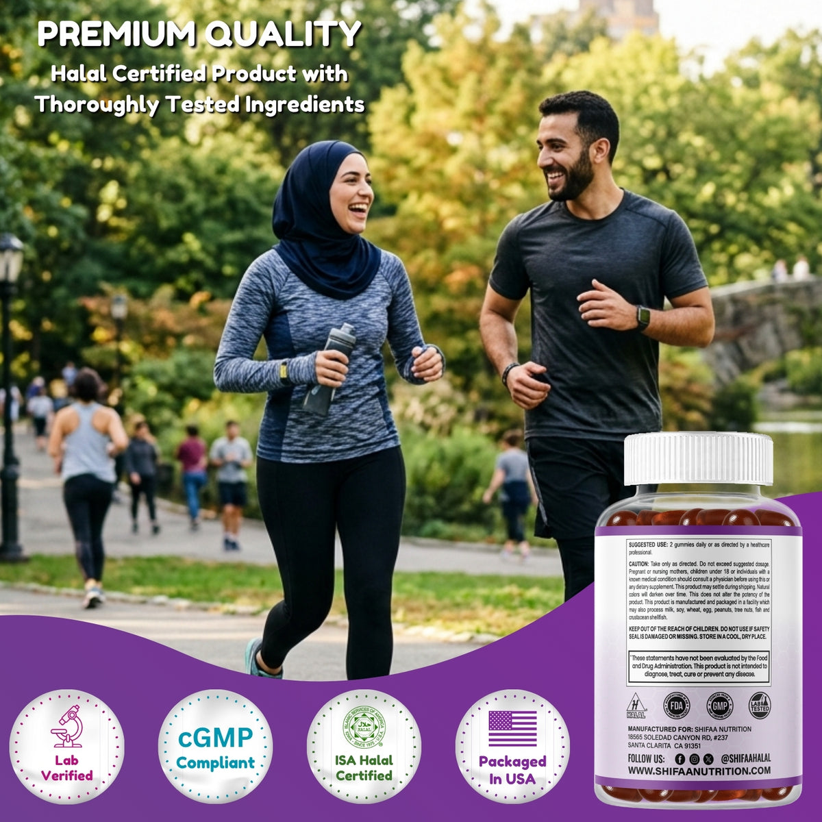 Sixty gummies with 30 servings and a 30 day supply for adult wellness routines.