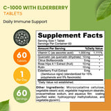 Halal Vitamin C 1000 With Elderberry Tablets