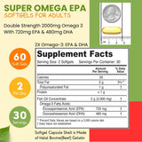 Halal Super Omega EPA Fish Oil Softgels