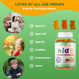 Pack Of 3 - Halal Vitamin Gummies For Kids