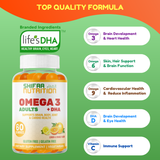 Pack Of 3 - Halal Omega 3 Gummies For Adults