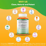 Pack of 3 - Halal Fiber Gummies for Adults & Kids