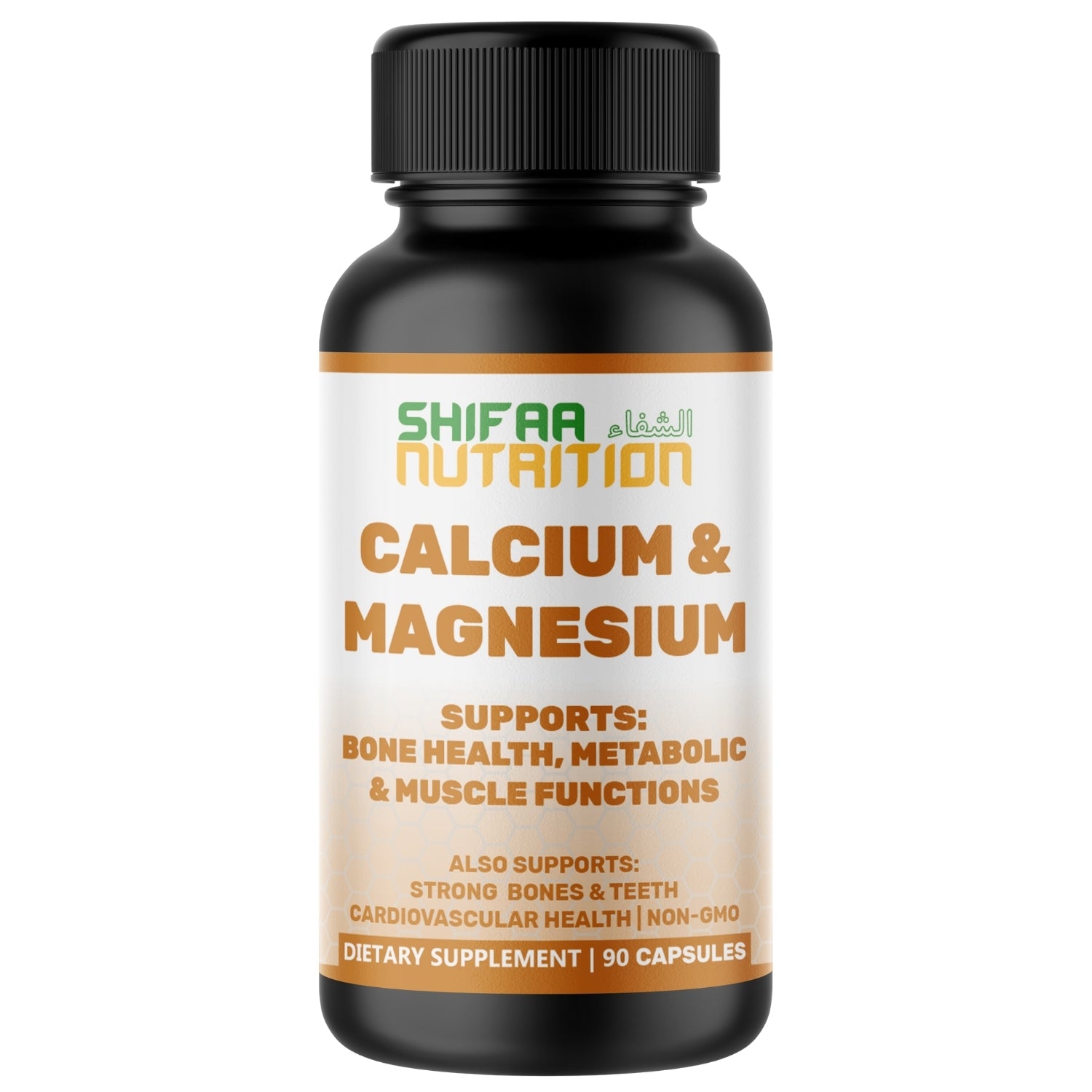 Halal Calcium Magnesium Tablets for Adults, 30 Day Supply - Structure Support