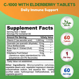 Halal Vitamin C 1000 With Elderberry Tablets