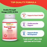 Halal Super Omega EPA Fish Oil Softgels