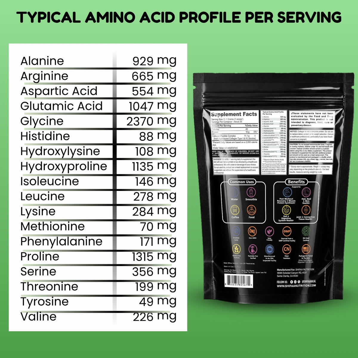 Halal collagen peptides powder supports skin hair nails and joints for adults