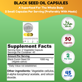 Pack Of 3 - Halal Black Seed Oil Capsules