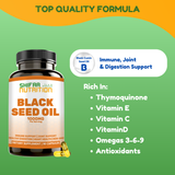 Pack Of 3 - Halal Black Seed Oil Capsules