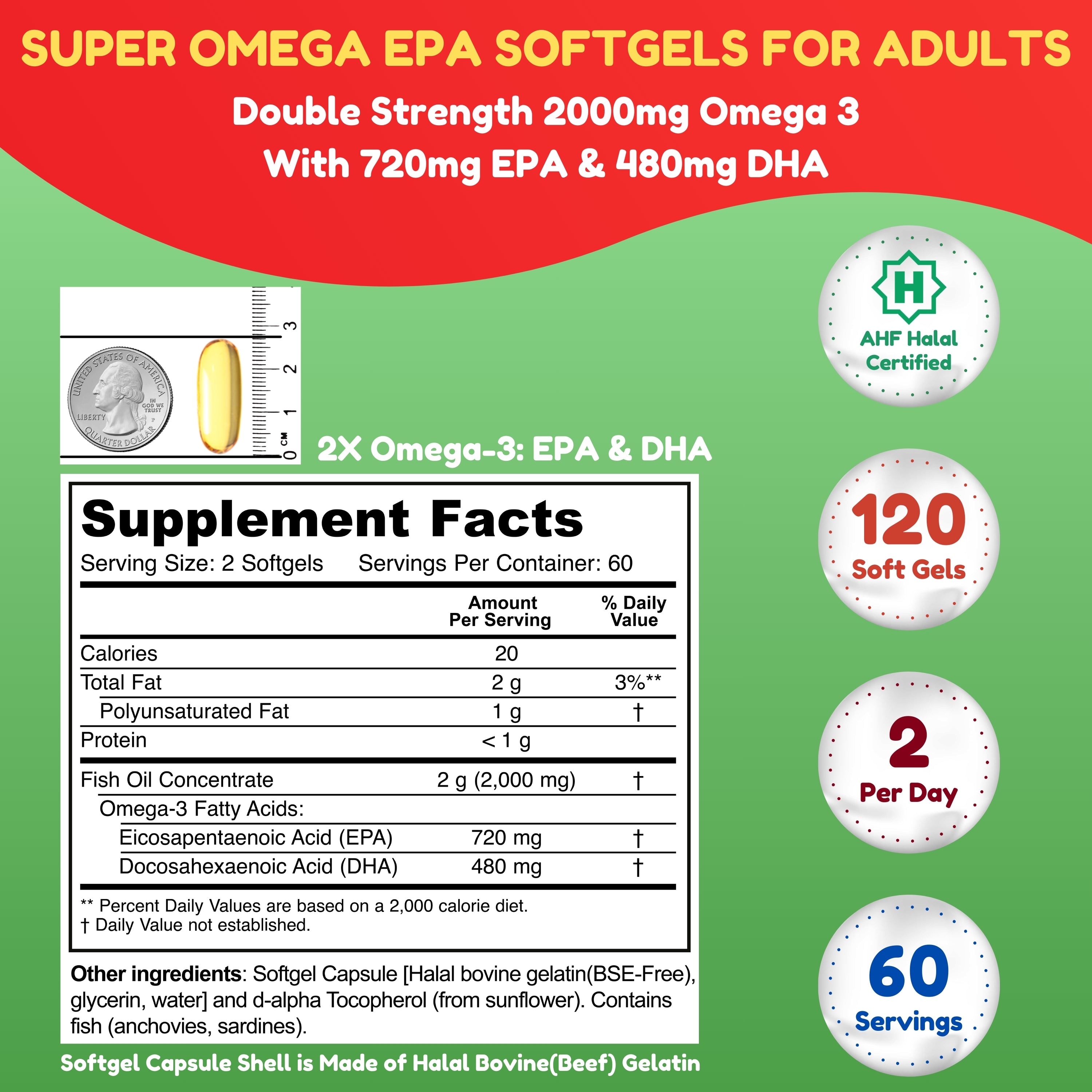 Halal Super Omega Fish Oil