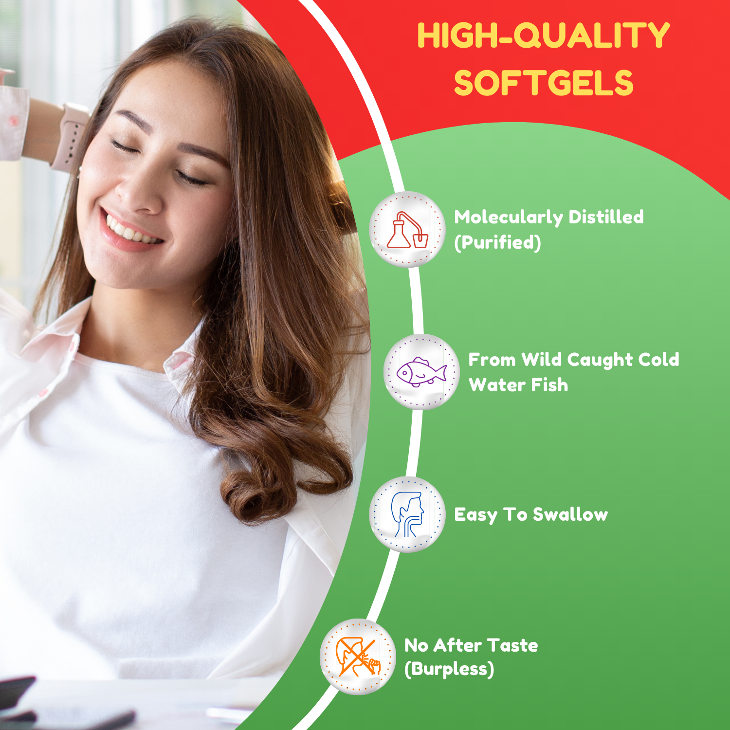 Pack of 3 - Halal Super Omega 3 Fish Oil