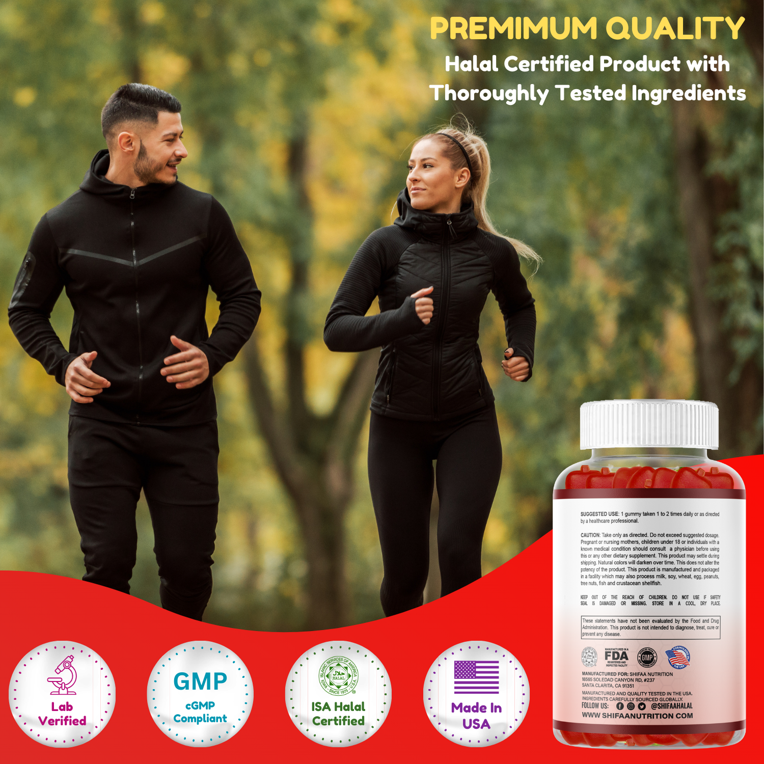 Pack Of 3 - Halal Apple Cider Vinegar Gummies
