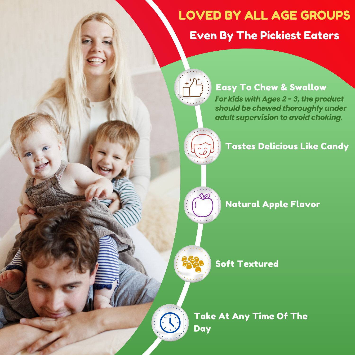Pack Of 3 - Halal Apple Cider Vinegar Gummies