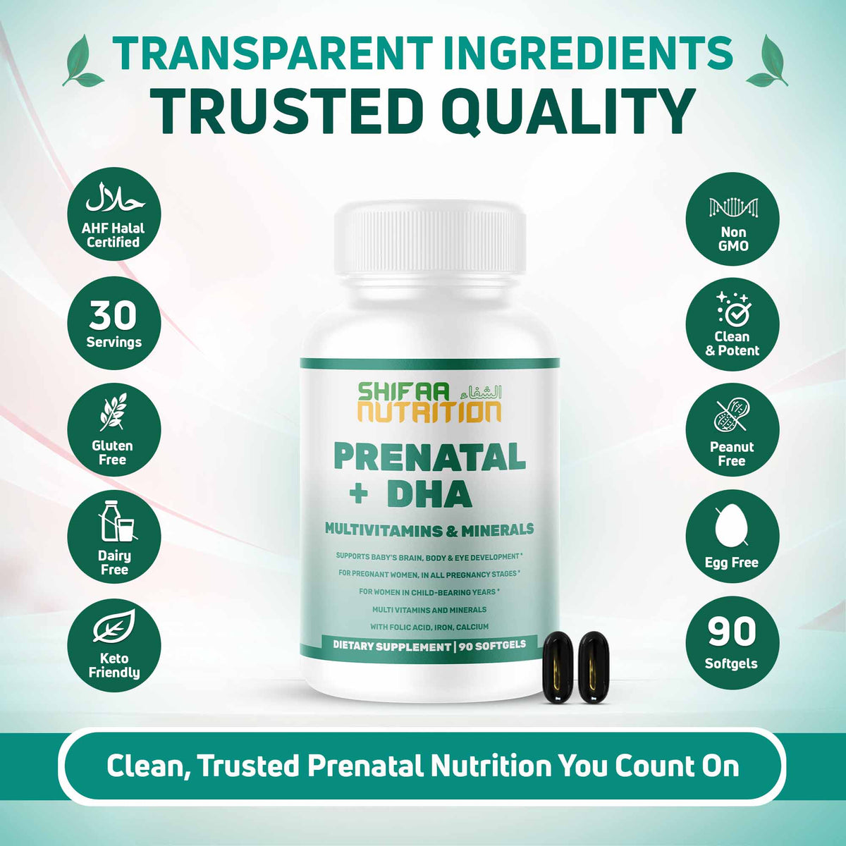 prenatal folic acid dha halal prenatal vitamins gummies prenatal with folic acid and dha