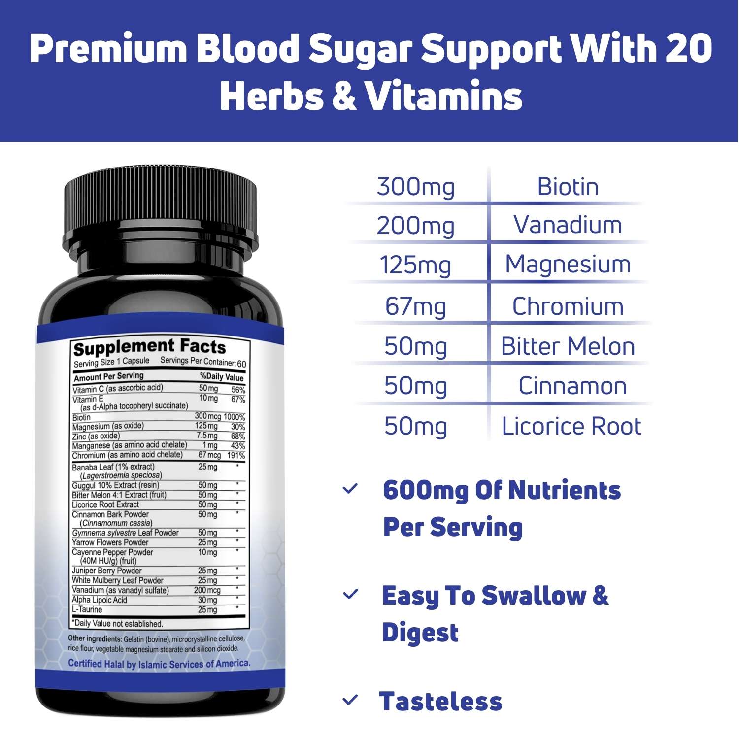 blood sugar support supplement
